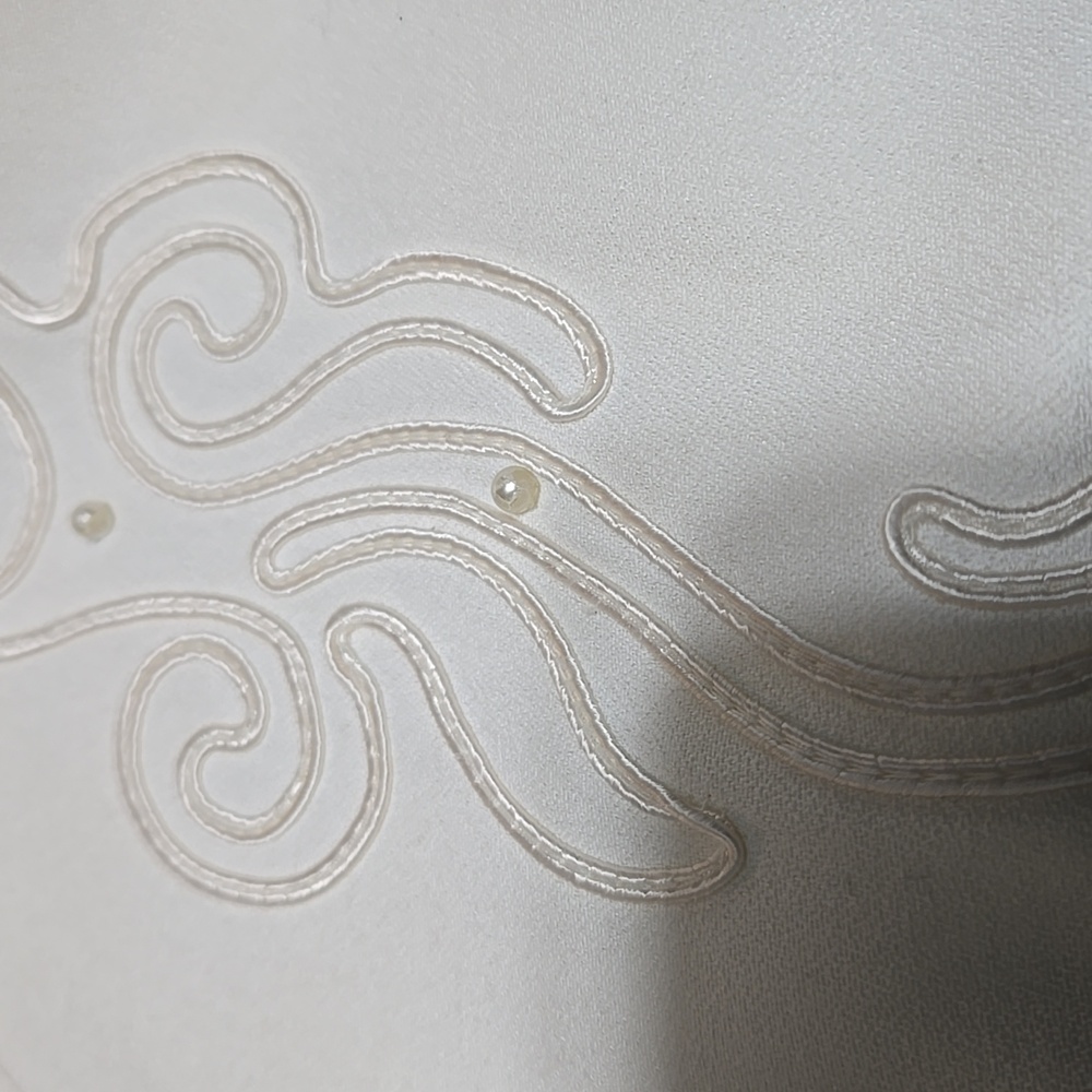 S.L. Fashions Cream Button-Down Maxi Dress, Size 20 - Picture 9 of 16